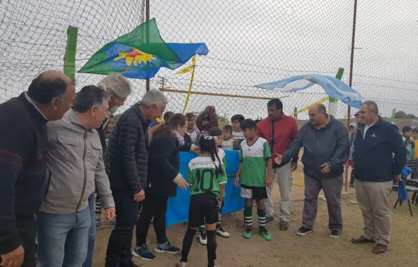 barrio eva peron cancha futbol inauguración
