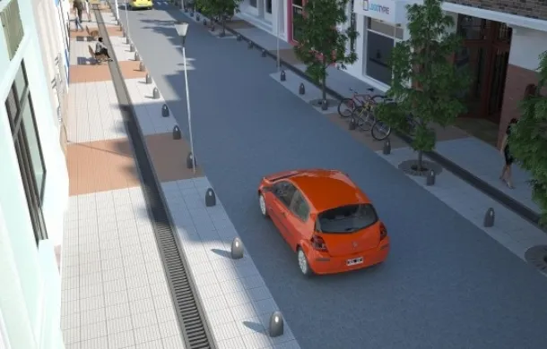 comodoro semipeatonal