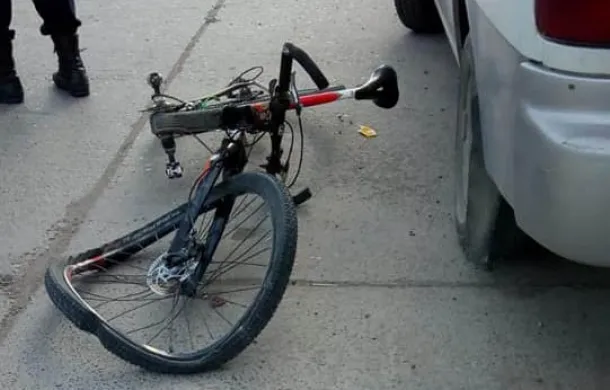 choque bicicleta moto