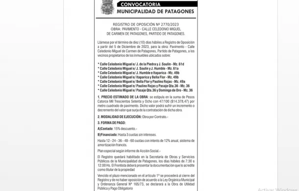 registro de oposicion 2770