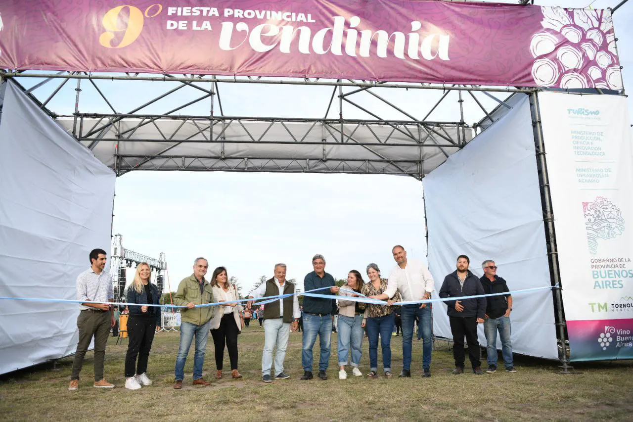 javier rodriguez, fiesta de la vendimia bonaerense