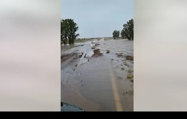 ruta 3 cortada lluvia