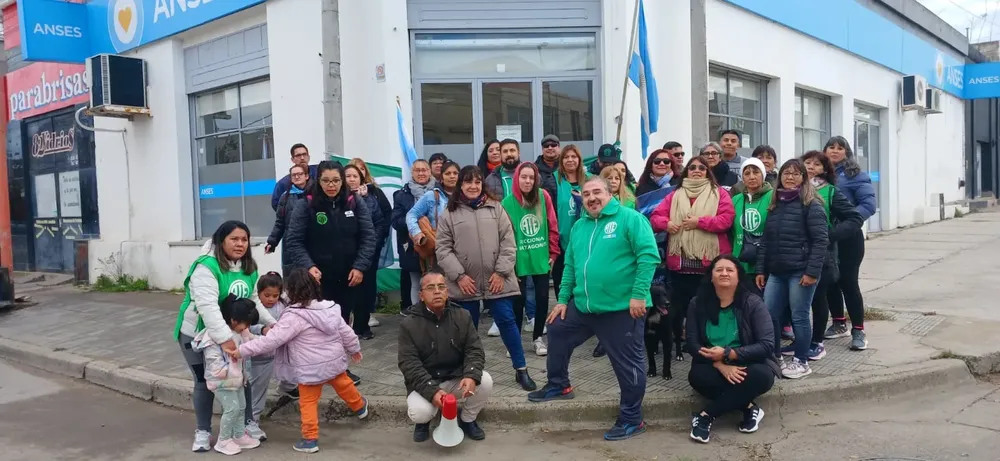 MOVILIZACIÓN DE ATE CONTRA LA LEY BASES