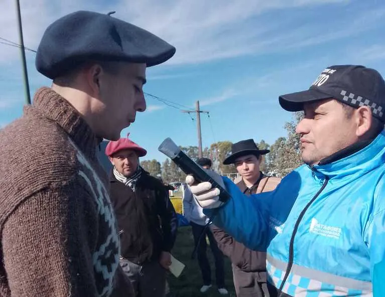 ALCOHOLEMIA EN JINETEADA