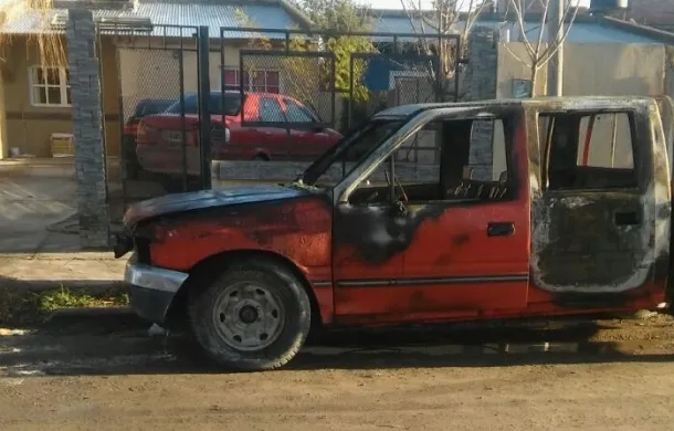 incendio camioneta