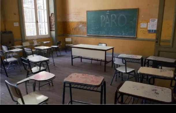 paro docente aula