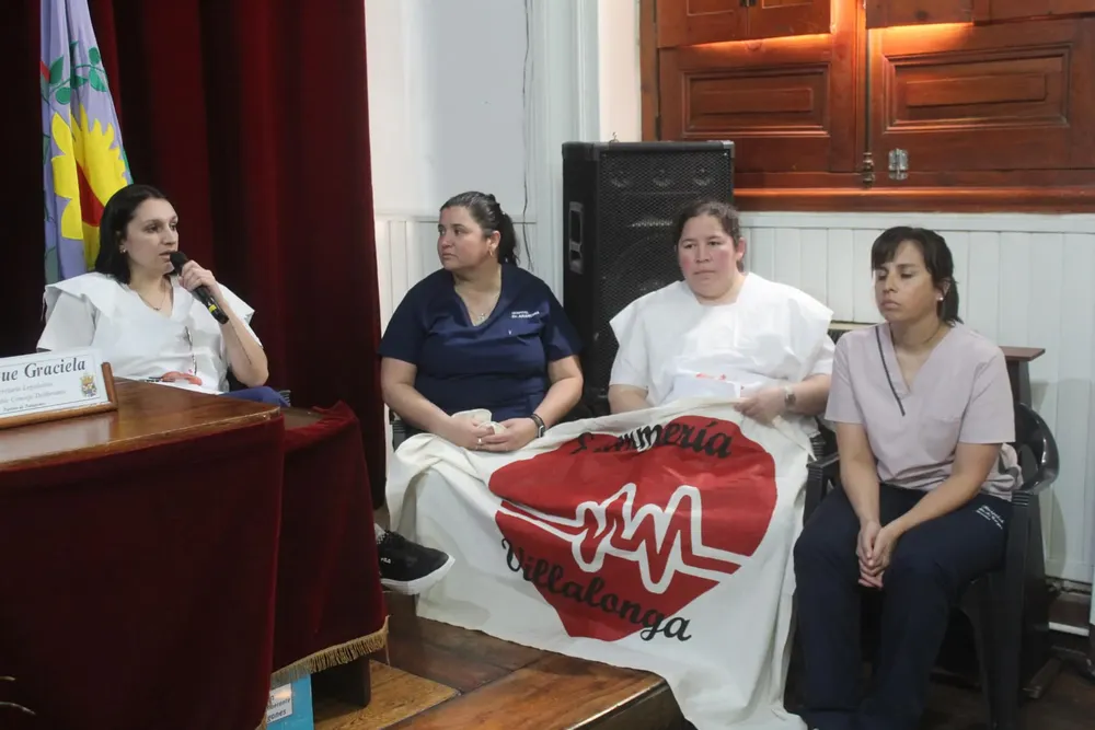 ENFERMERAS DE VILLALONGA EN EL CONCEJO DELIBERANTE