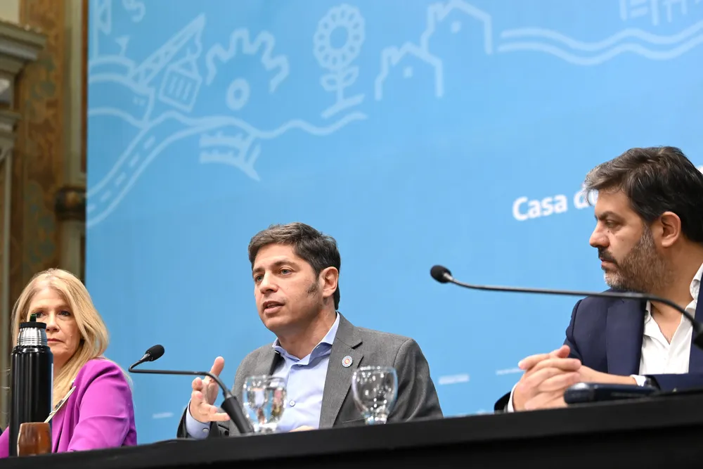 VERONICA MAGARIO, AXEL KICILLOF, CARLOS BIANCO