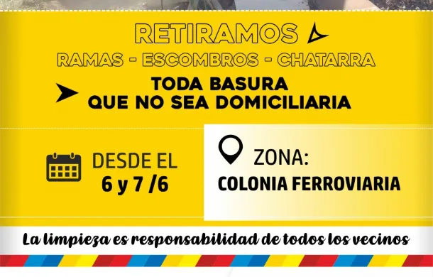 operativo de limpieza