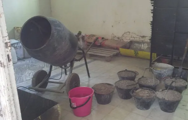 joven guardia materiales