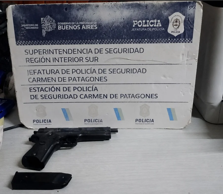 secuestro arma