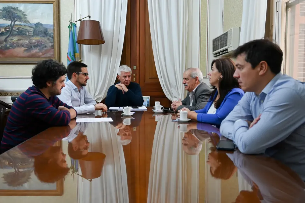 Alejandro Dichiara recibió a Marino, Baffoni y Dalmau