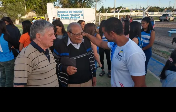 inauguración cancha hockey club jorge newbery