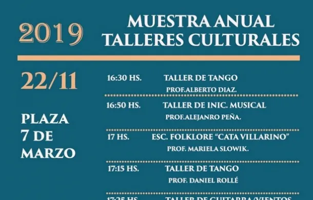 muestra talleres culturales