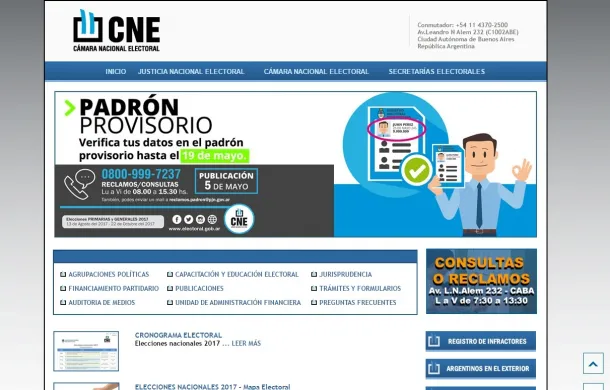 padrón web
