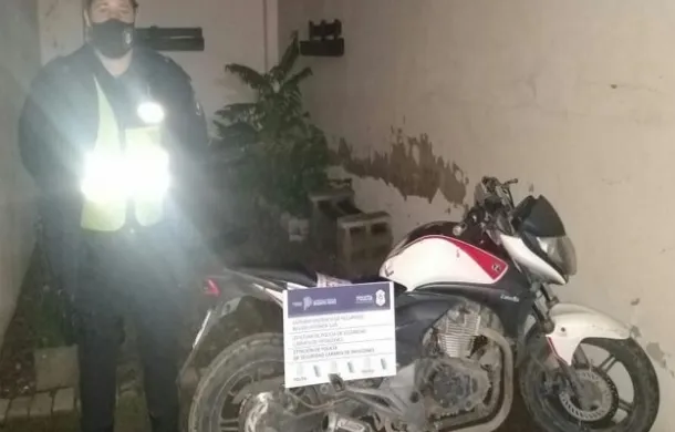 moto secuestrada