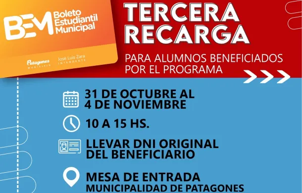 boleto estudiantil municipal