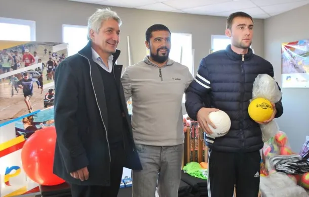 entrega elementos deportes
