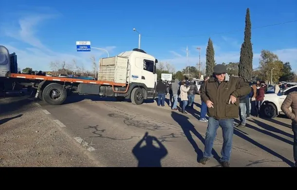 corfo rio colorado protesta productores corte de ruta