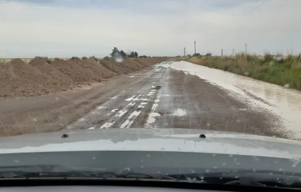 camino san blas lluvia