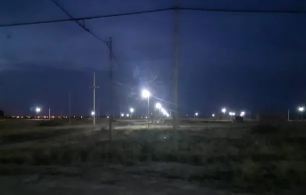un lote una vivienda iluminacion