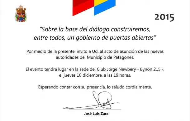 zara intendente invitacion asuncion
