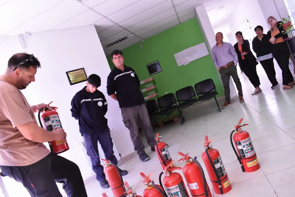 capacitacion uso de extintores
