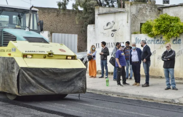 calle sanchez de rial pavimento