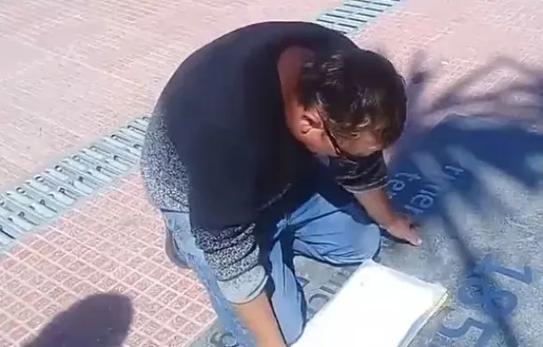 vecino protesta