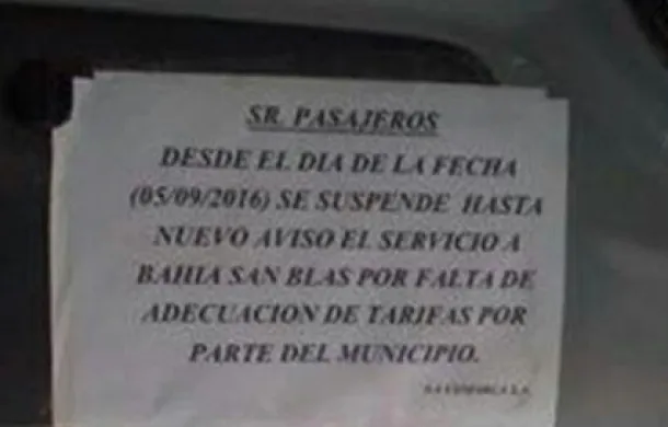 servicio cartel transporte
