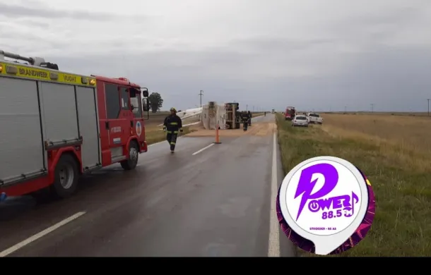 vuelco camion ruta 3