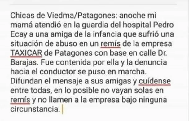 posteo abuso taxista