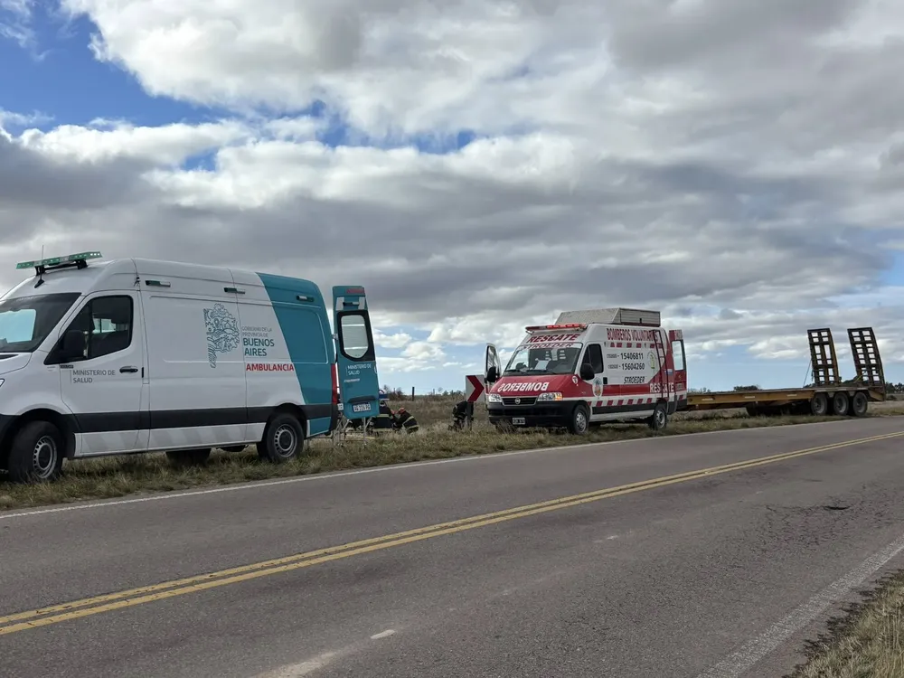 CAMION MUNICIPAL, ACCIDENTE, RUTA 3
