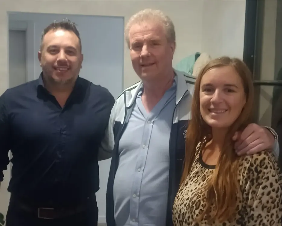 maximiliano evangelisti, Gerardo Milman, Abigail Gomez