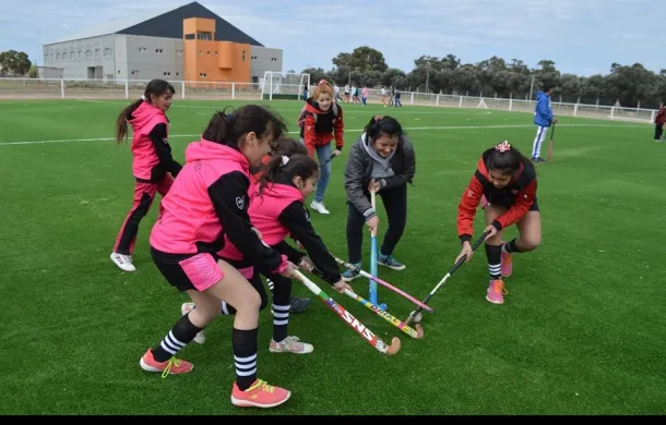 cancha hockey patagones polideportivo