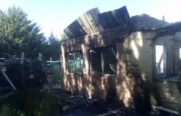 viverro desde el jardin incendio