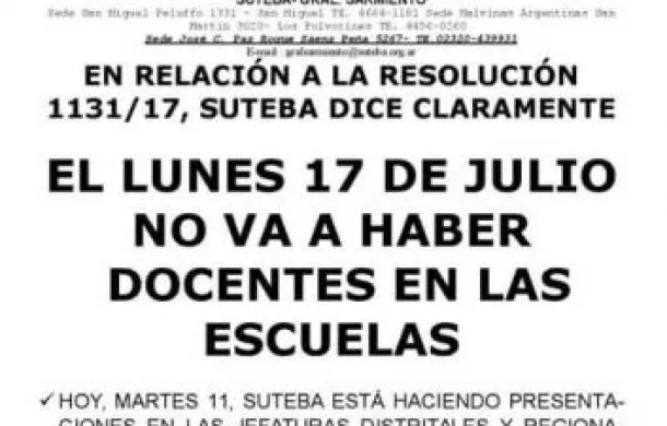 comunicado suteba