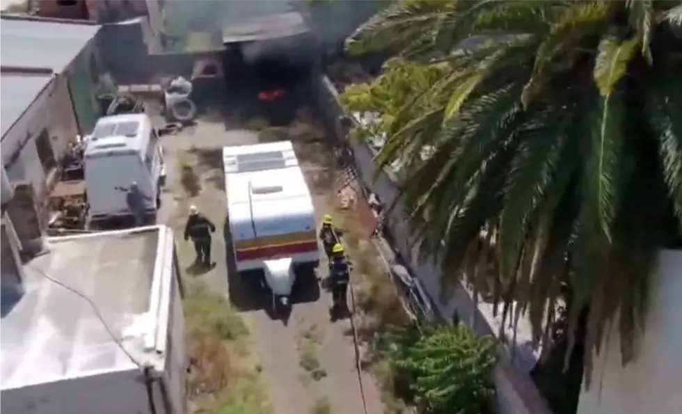 INCENDIO CALLE LAVALLE