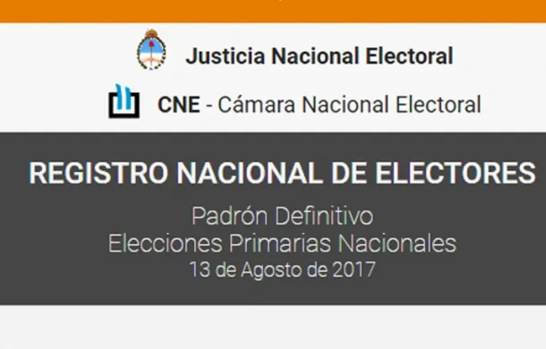 registro electores